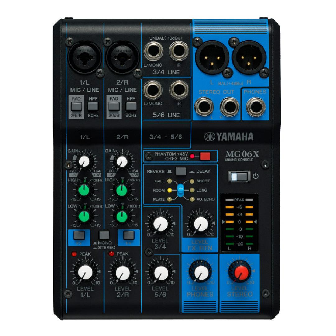Yamaha MG06X Analogimikseri efekteillä Vuokraus - Mini Events Oy