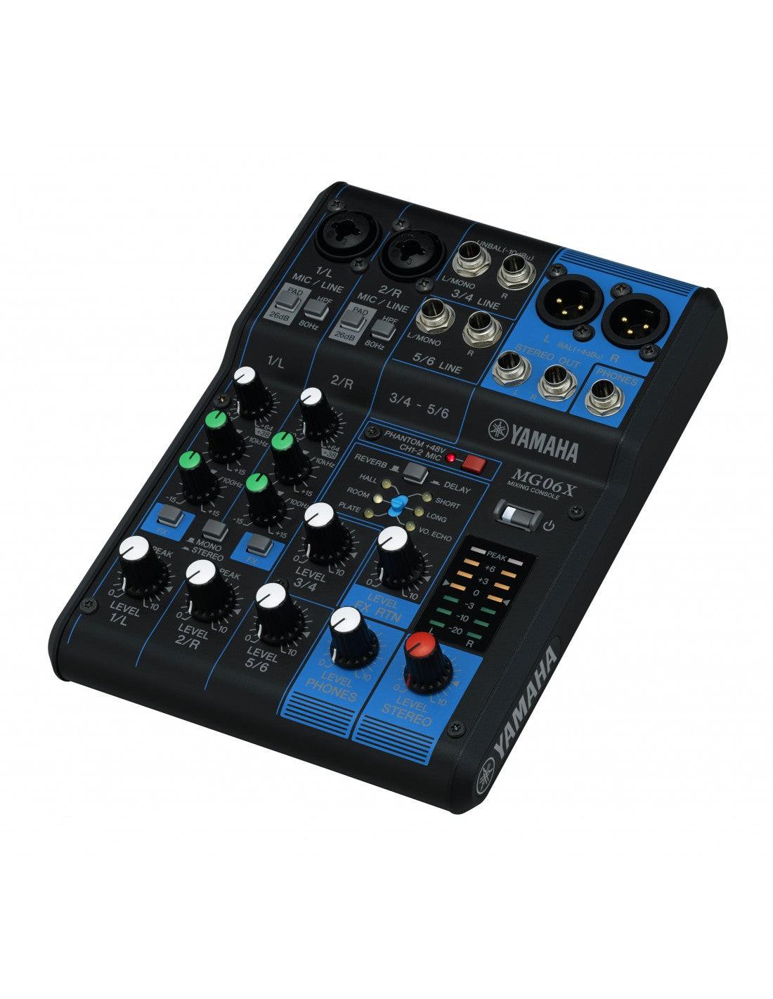 Yamaha MG06X Analogimikseri efekteillä Vuokraus - Mini Events Oy