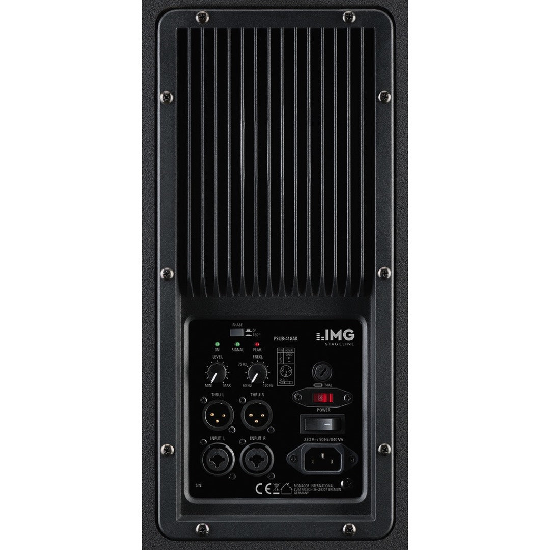 IMG Stageline PSUB-418AK 18" Aktiivisubwoofer