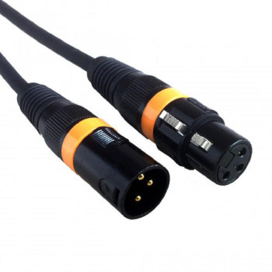 Accu-Cable 3-pin DMX-kaapeli - 1.5m Vuokraus - Mini Events Oy
